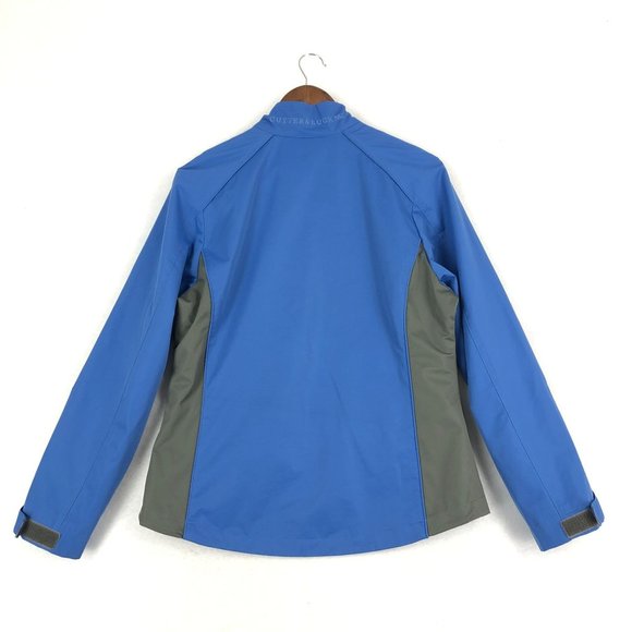 Cutter & Buck Women's Small Blue Grey The Coeur d'Alene Full Zip Golf Jacket - Picture 11 of 14